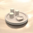 Beige Stripes Tray thumbnail