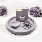 Lilac Stripes Tray thumbnail