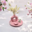 Silvery Pink Circle Tray thumbnail