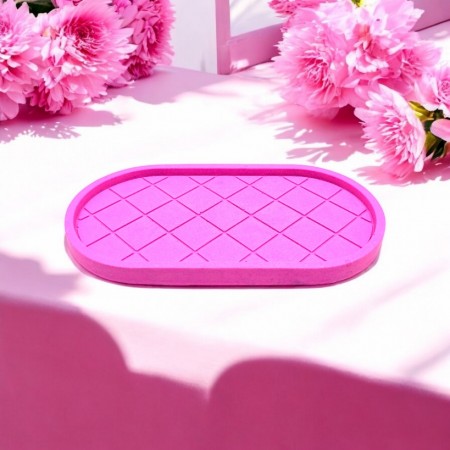 Hot Pink Diamond Tray