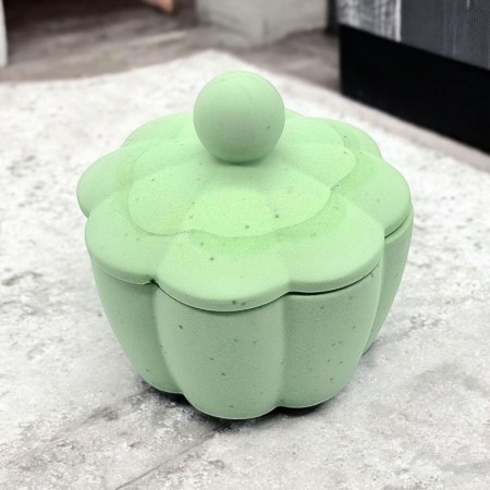 Green Flower Jar