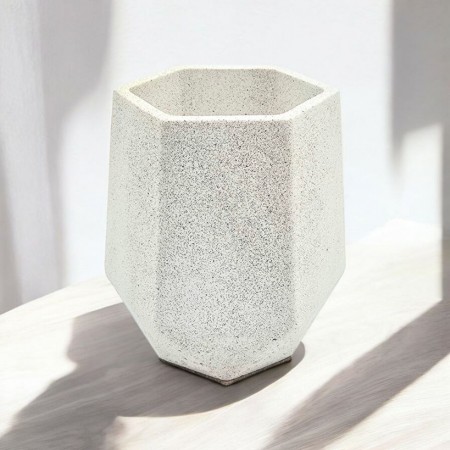 Natural Stone Q-tip Jar