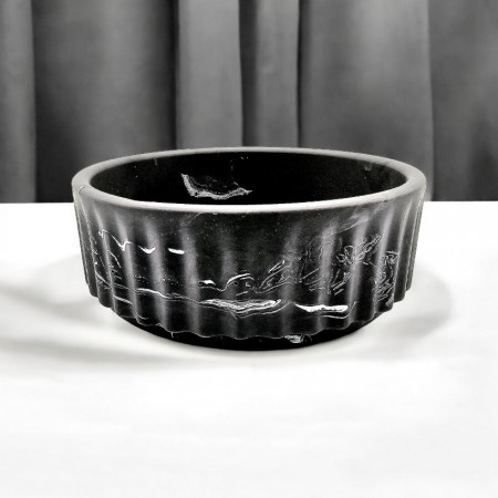 Black Marble Bowl L