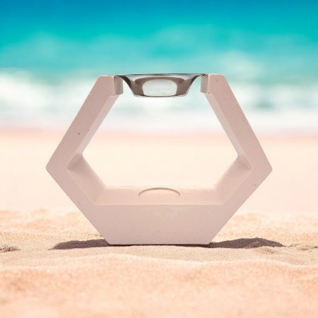 Beige Hexagon