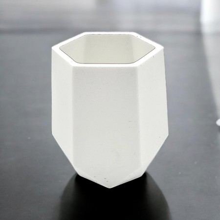 White Q-tip Jar