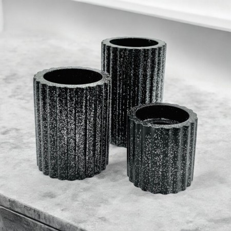 Black Sparkly Stripes