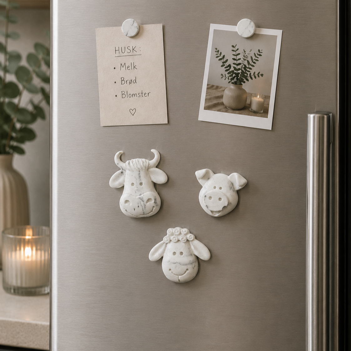 Barnyard - Håndlagde magneter (3pk)