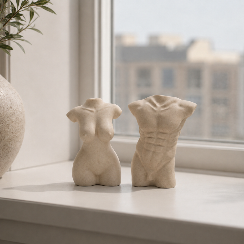 Adam and Eve - Håndlaget dekor