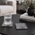 Graphite - Håndlagde glassbrikker (2pk)