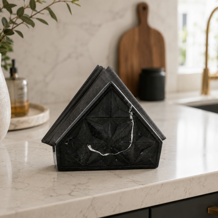 Diamond Geo - Håndlaget serviettholder