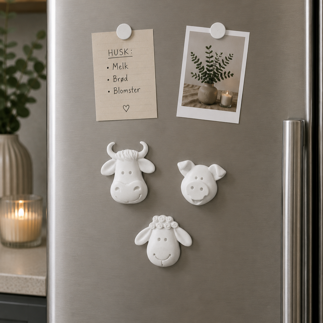 Barnyard - Håndlagde magneter (3pk)