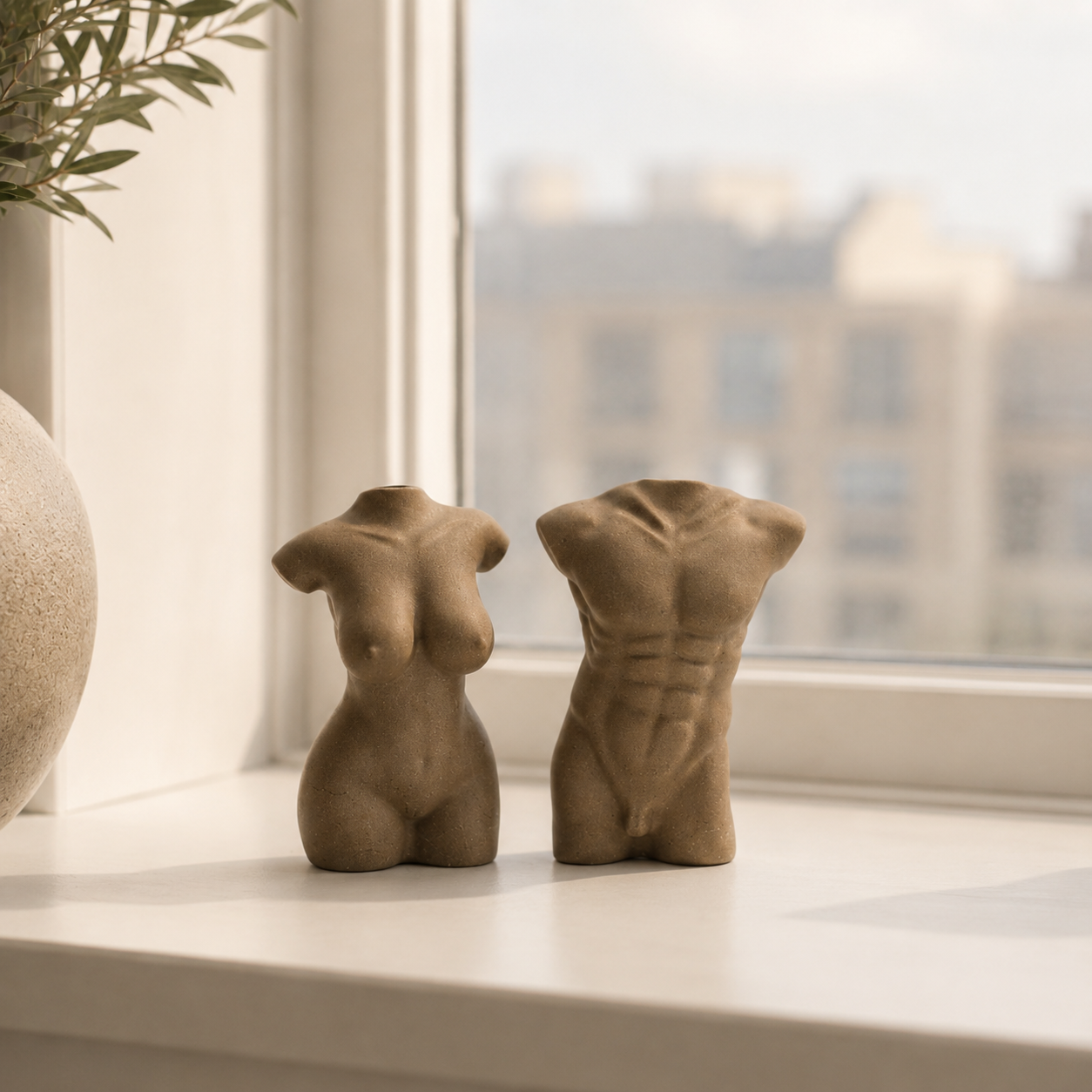 Adam and Eve - Håndlaget dekor