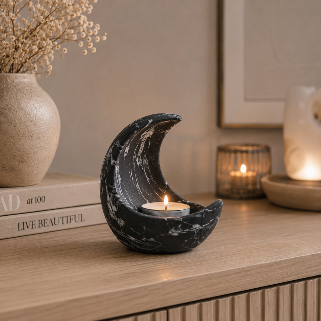 Moonlight - Håndlaget telysholder
