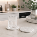 Sparkly Time - Håndlagde glassbrikker (2pk)