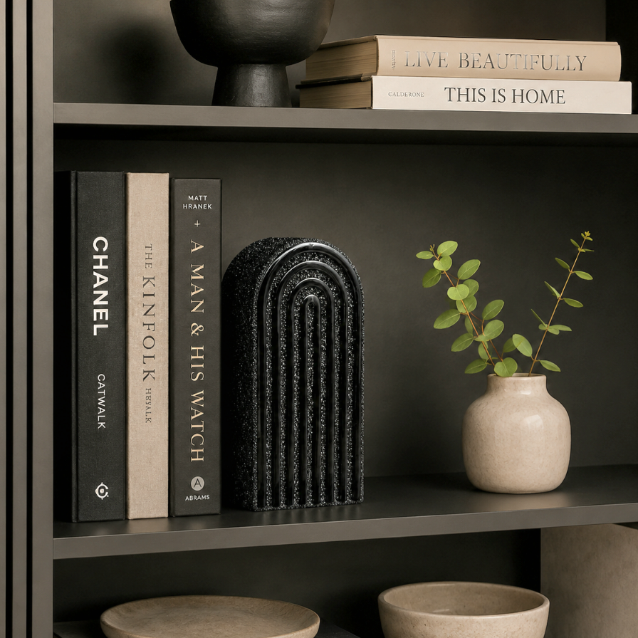 Nightfall Bookend - Håndlaget bokstøtte