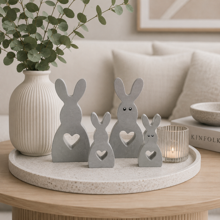Hoppity Belle - Håndlaget dekorsett (2pk)