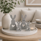 Hoppity Belle - Håndlaget dekorsett (2pk)