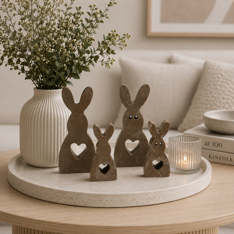 Hoppity Belle - Håndlaget dekorsett (2pk)