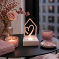 House of Hearts - Håndlaget telysholder
