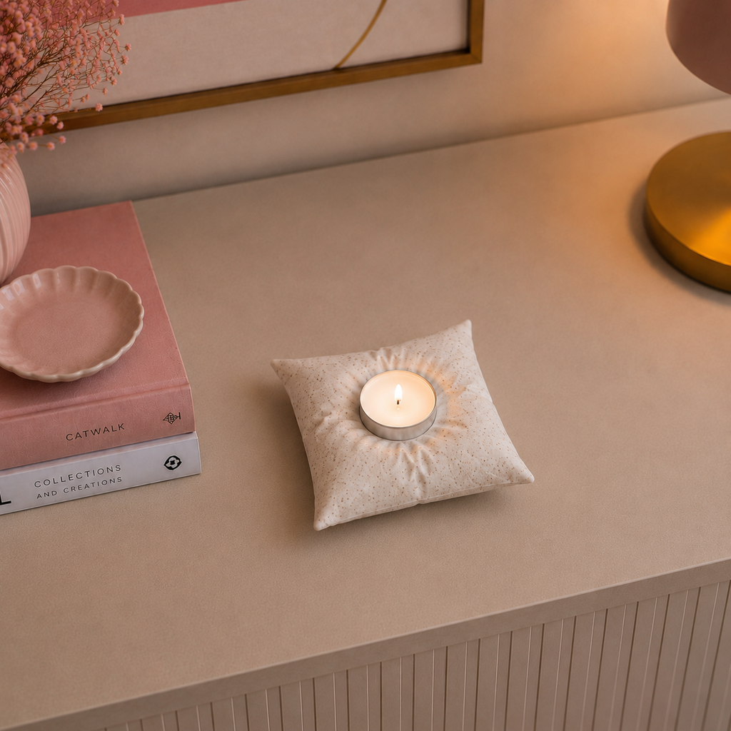 Cushion Glow - Håndlagde telysholdere (2pk)