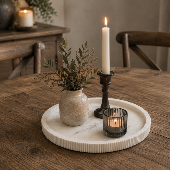Ripple Tray - Håndlaget dekorfat